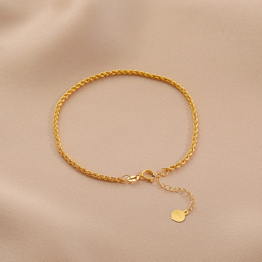 Pulsera Dorada del Amor