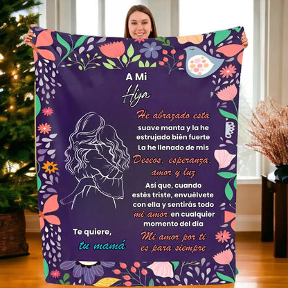 Manta Personalizada - Para Nieta, Nieto, Hija, Hijo