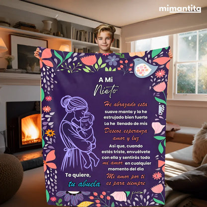 Manta Personalizada - Para Nieta, Nieto, Hija, Hijo
